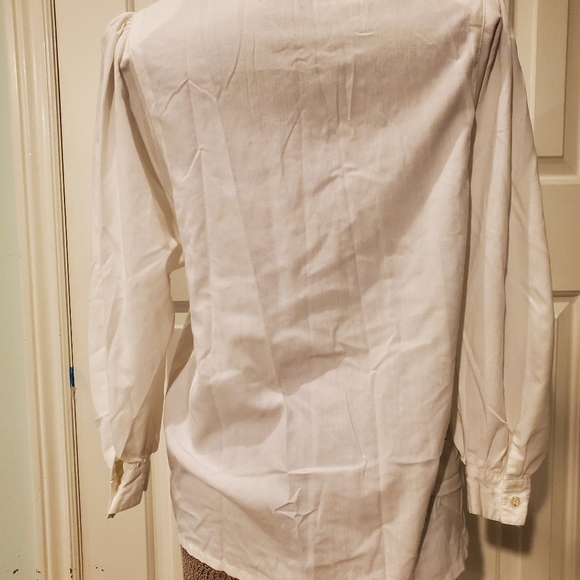 GUC button down lace panel blouse - Picture 4 of 5